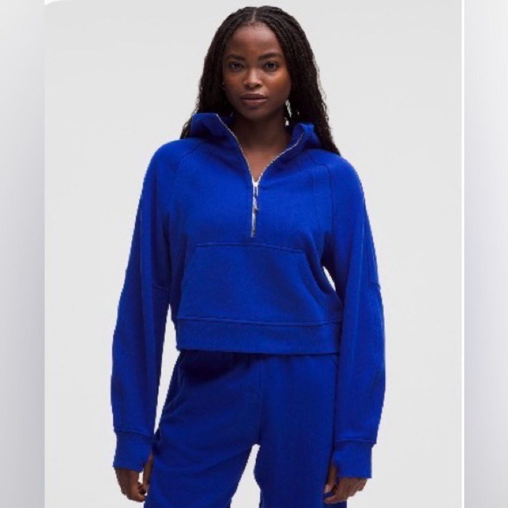 Lululemon Scuba Cropped Quarter Zip